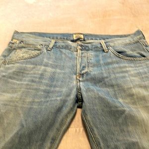 Citizens of Humanity Emerson slim boyfriend jeans w/ tears at knees size 28